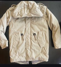 Gap Kids Girls Tan Winter Hooded Parka