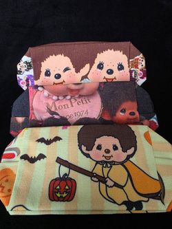 Monchhichi make up bag