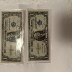 2 Silver Certificates 