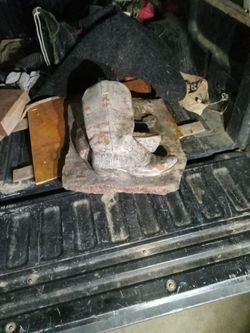 Very Rare Rock Carving By LON ETZEL Q