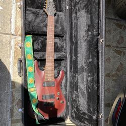 Schecter Diamond Omen 8 Guitar And Case 