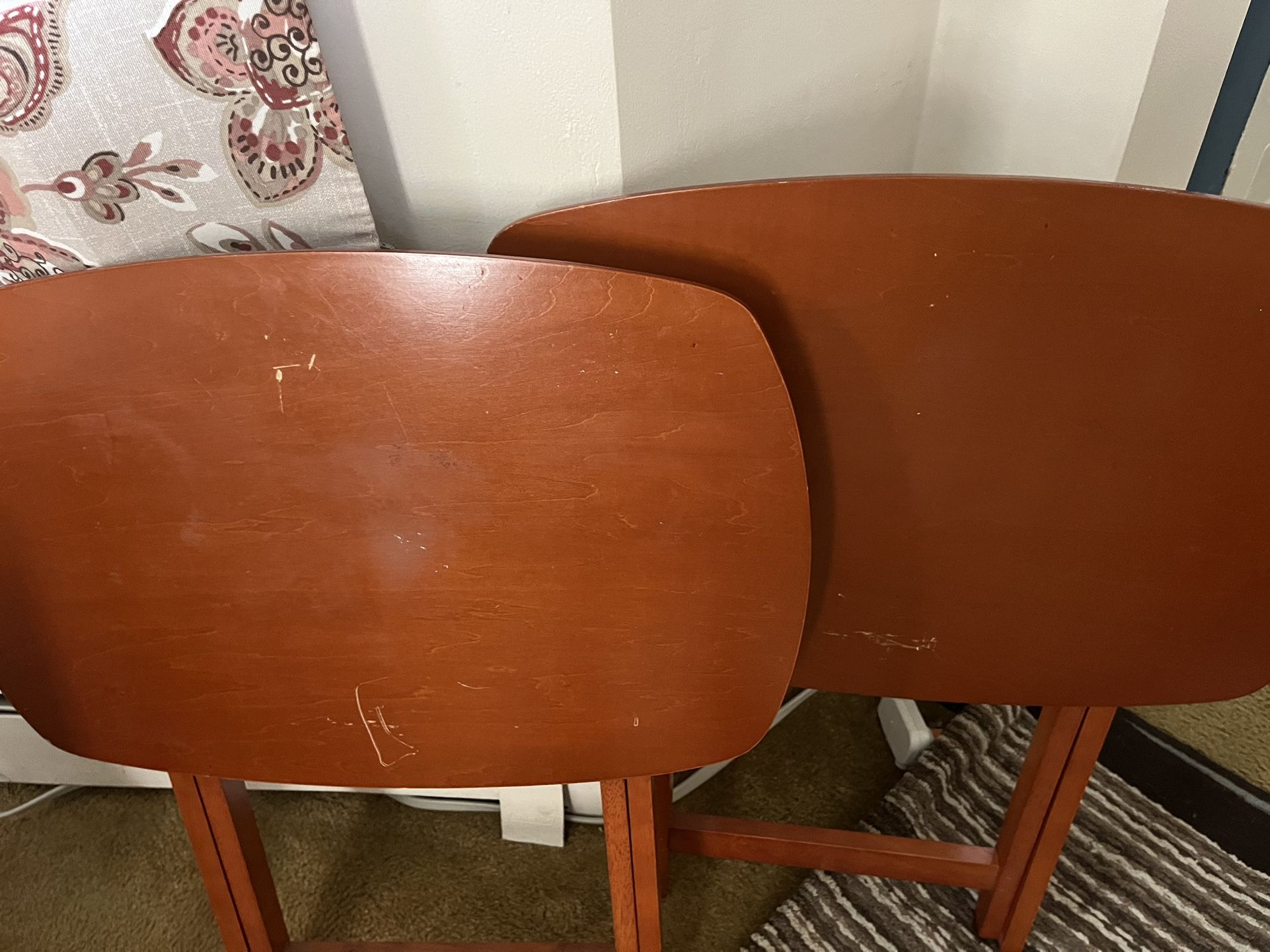 Wood tv tables