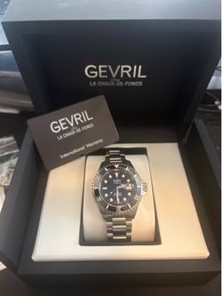 Gevril Wall Street 4850A Swiss Automatic Watch - New