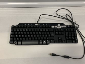 Dell SK-8135 Black US Multimedia Keyboard w/Knob