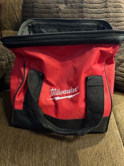 Milwaukee Bag, Charger, and 2 Batteries