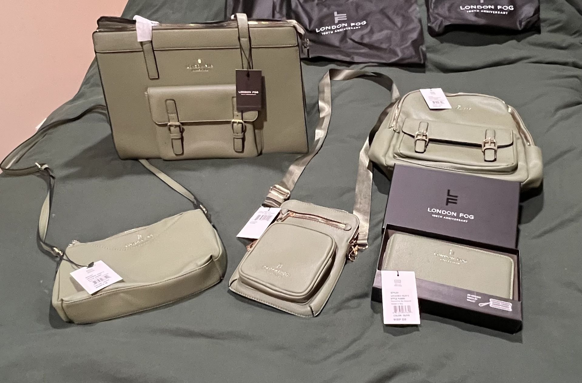 London Fog Bella Handbag Set