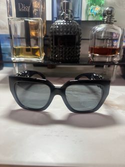 Versace Medusa chain sunglasses