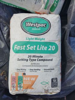 pallet of 20minute hot mudd