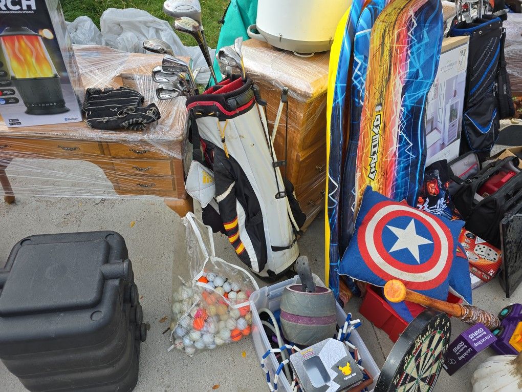 Golf Clubs And Golf Balls