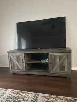 TV stand gray