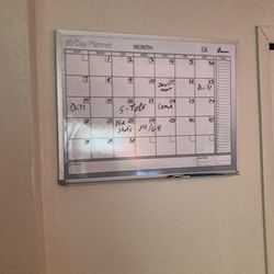 3 White Boards And A Pin Board