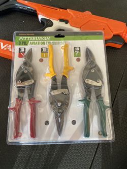pittsburgh 3pc aviation snip set