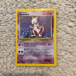 Mewtwo Card