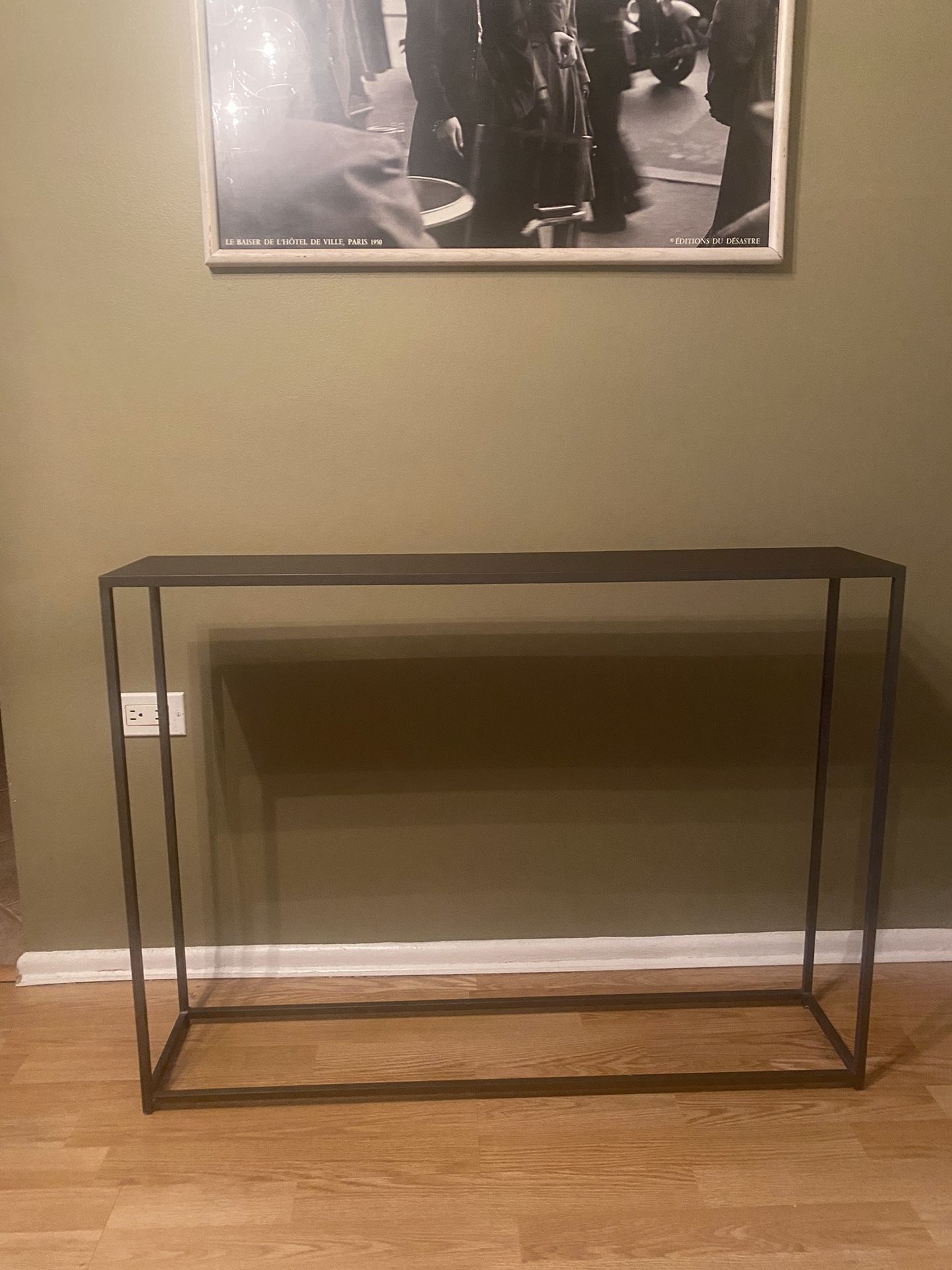 Cb2 metal 2024 console table