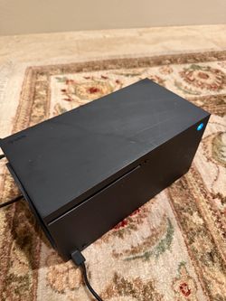 Xbox series x with monitor and headset