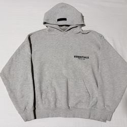 Fear Of God Essentials Hoodie Light Oatmeal Size Small