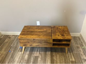 Coffee Table — with Adjustable Top