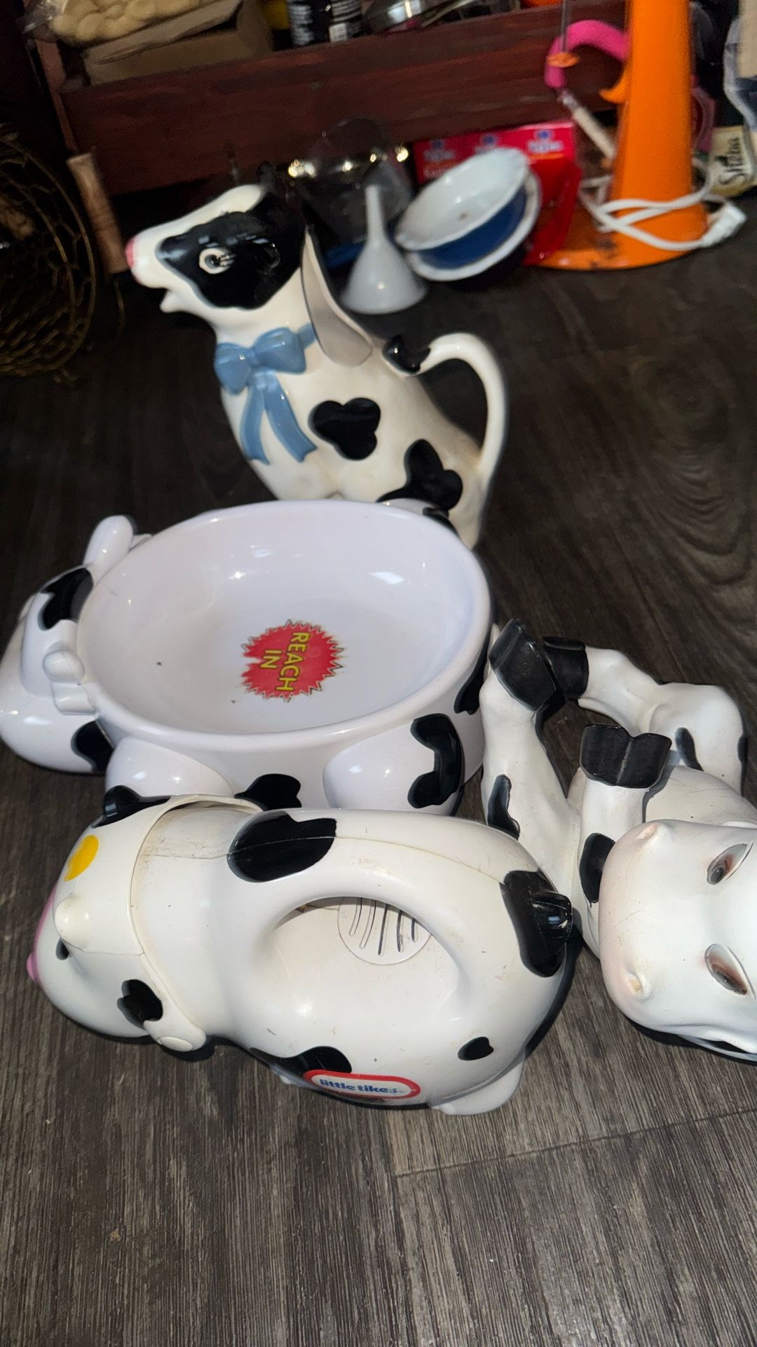 Cows π Lot Bottle Holder Candy Holder Lamp And Ceramic