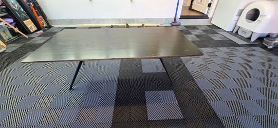 Vintage coffee table Living Spaces wood and metal
