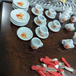 Ceramic Dollhouse Play China Sets