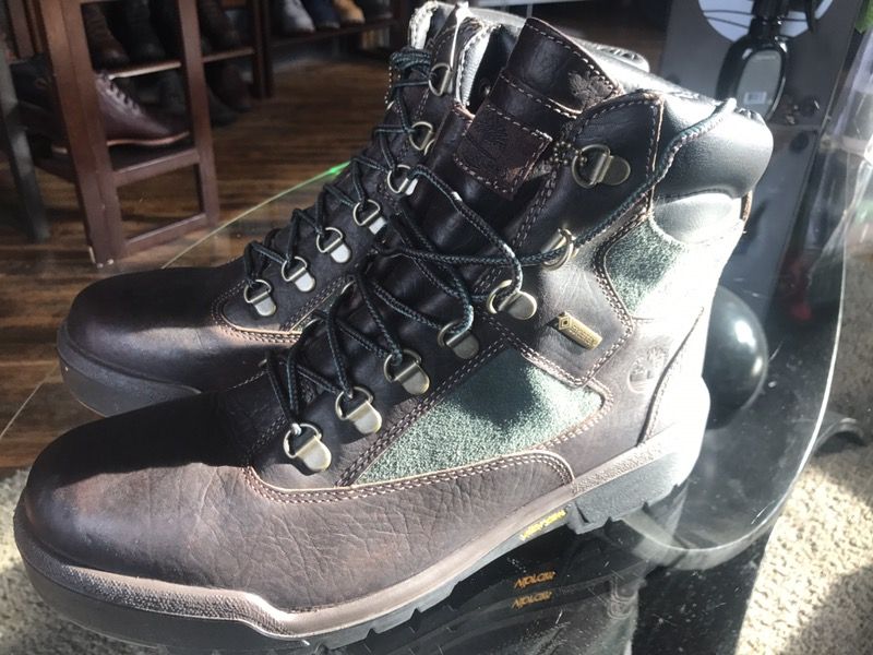 Timberland Men s Gore Tex Beef Broccoli Leather Suede Field Boot