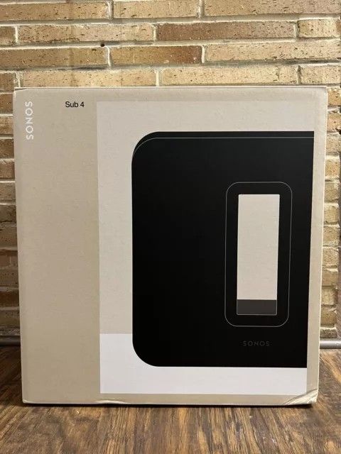 NEW Sonos Sub Gen 4 Wireless Subwoofer - Black