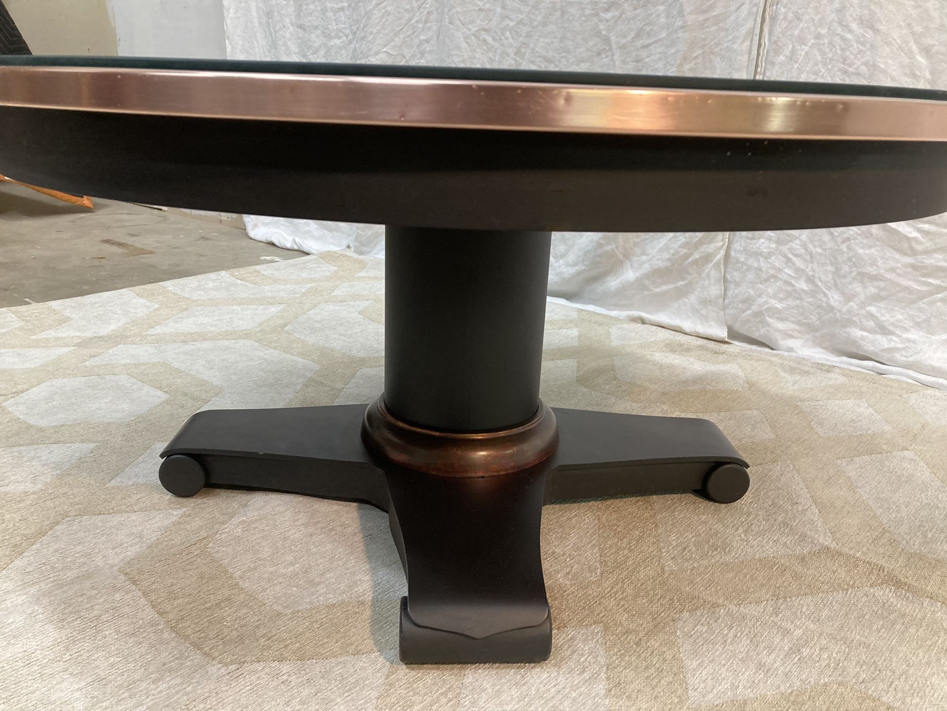 Crate and barrel copper table deals