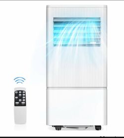 Portable Air Conditioner, 10000 BTU for Room Up to 450 Sq.Ft, 24H Timer, 3-in-1 Quiet AC Unit