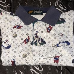 Vintage/Classic  Golden Bear Jack Nicklaus Golf Polo Shirt Size Large
