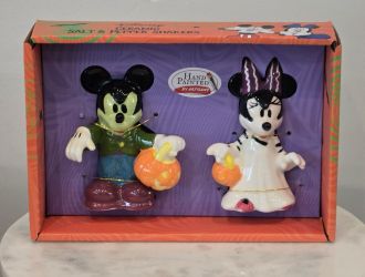 Mickey & Minnie Mouse as Frankenstein Salt &Pepper Shakers
