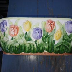 Decorative Wide Flower Pot