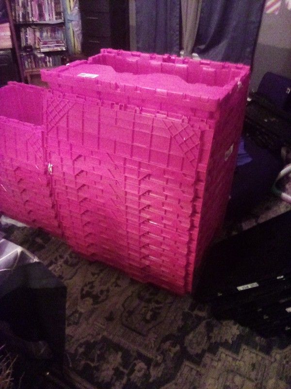 plastic closable Totes