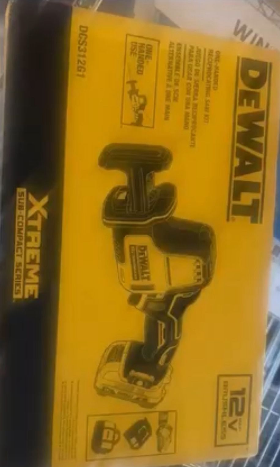 π₯ DEWALT XTREME 12V Brushless One-Handed Recip Saw Kit β BRAND NEW π₯