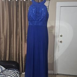 Prom Dress Royal Blue Size M