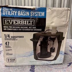 🔥 1/4 HP Pre-Plumbed Sink Tray System Sump Pump (Retail $300)