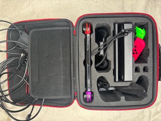 Nintendo Switch Console Bundle 9 Games Joy-Cons Dock Charger Case Accessories