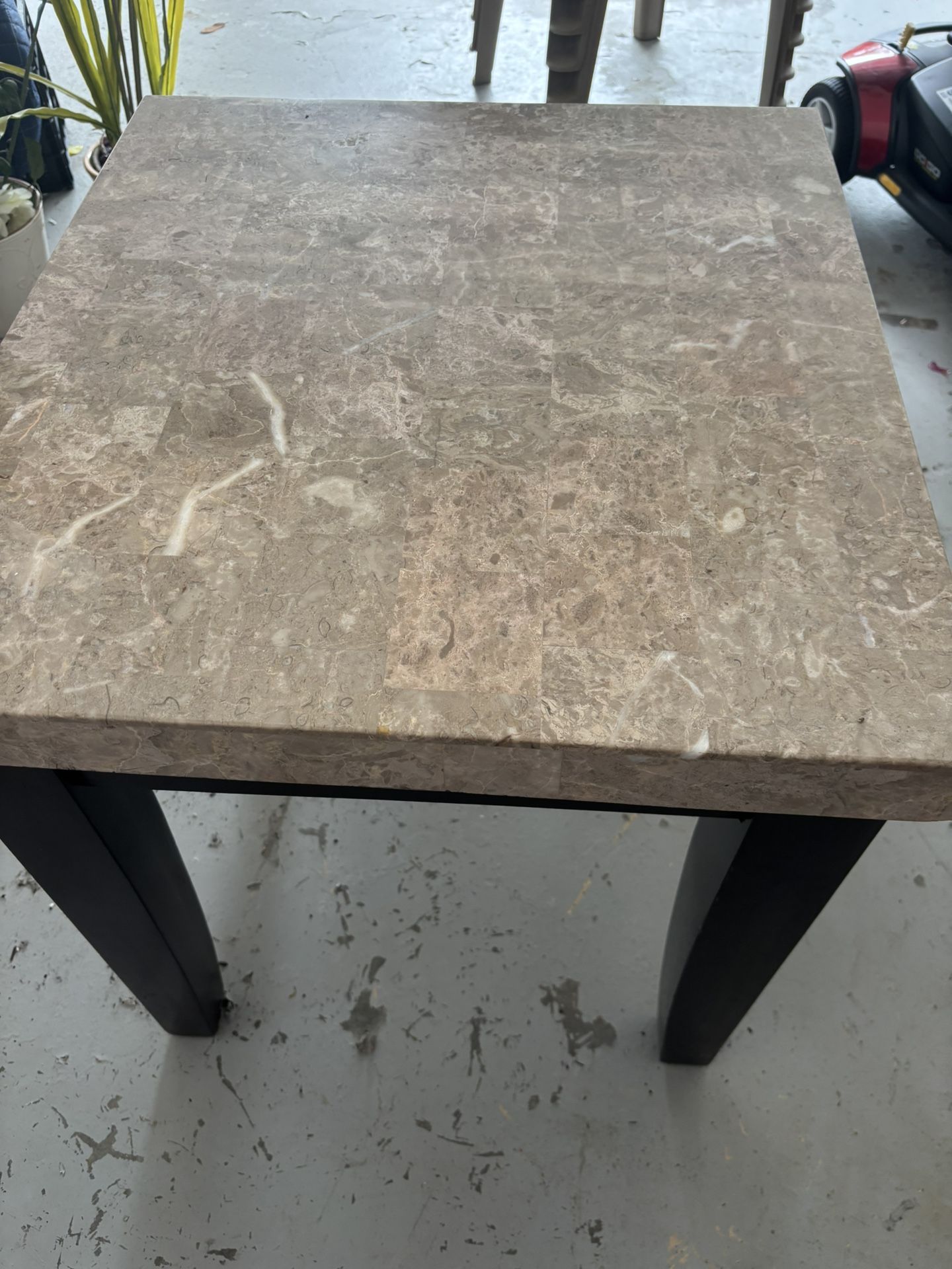 Marble Top Side Table / End Table – Elegant & Sturdy