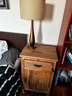 Rustic nightstand