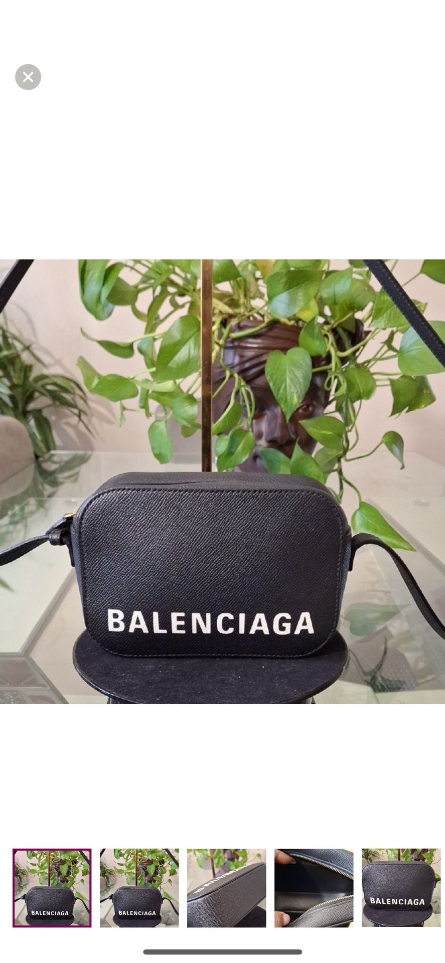 Authentic Balenciaga Black Crossbody Bag