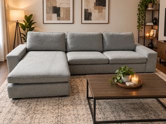Gray Sectional Sofa with Chaise Lounge free delivery