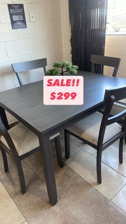 New 5-pc Dining Table! 
