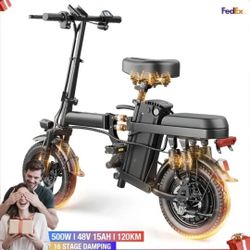 Adult Folding Foldable Electric Bike E-Bike