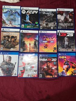 Ps5/Ps4 games  16 games
