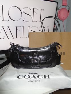 Black ashton mini shoulder bag