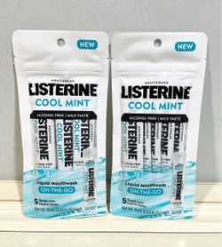 Listerine  Mouthwash Packets -2 for $4