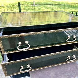 Antique Reproduction Metal Chest Locker with Drawers TROUVAILLES  Furniture Massachusetts 