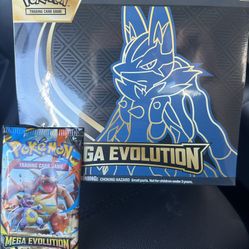 Pokemon Mega Evolutions Lucario Etb And Single Pack