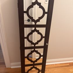 Mirrored Hanging Jewelry Cabinet