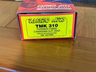 Tameo Kits TMK 310 Ferrari F2002 1/43 Scale Model Kit