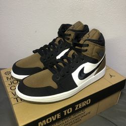 Jordan 1 Mid Olive Toe W11.5 / M10